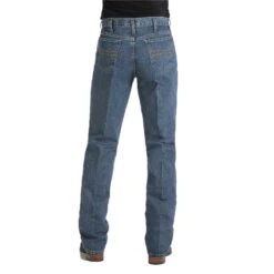 Cinch Men's Slim Fit Silver Label Medium Stonewash Jeans MB98034001