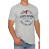Cinch Men's Heather Grey Mountain Graphic T-Shirt MTT1690485 -RodeoGearShop 4654654654