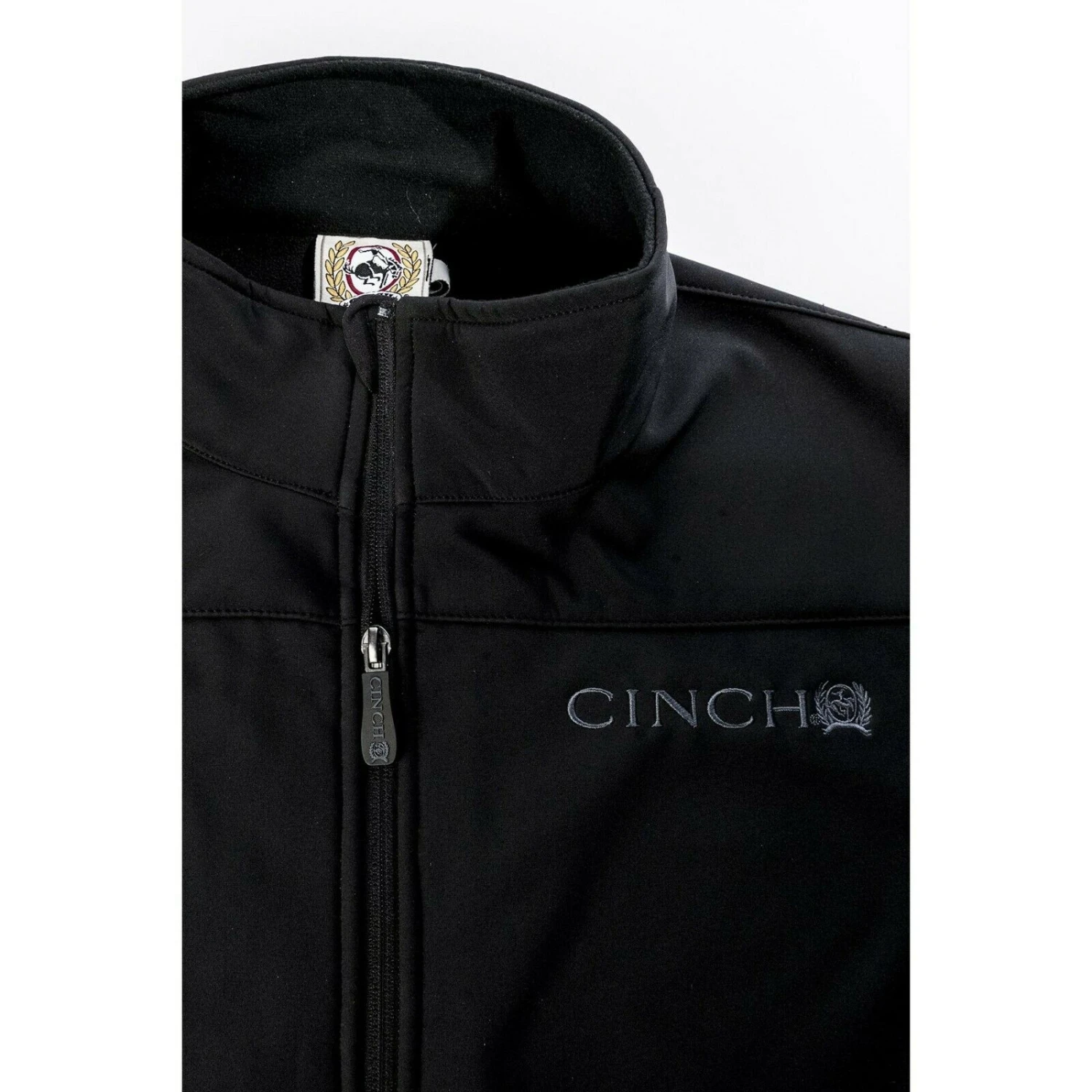 Cinch Men's Black Solid Bonded Vest MWV1012010 5 Cinch Men's Black Solid Bonded Vest MWV1012010 - Image 3