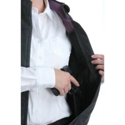 Cinch Ladies Concealed Carry Grey Printed Bonded Vest MAV9882004 -RodeoGearShop 57 5771c7ee 7365 4ec8 86ed 66cd62a6c68b