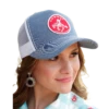 Cinch Ladies Cowboy Patch Indigo Trucker Cap CCC0041029 -RodeoGearShop CCC0041029 1