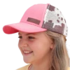 Cinch Youth Girl's Pink & Cow Print Trucker Cap CCC0042020 2 Cinch Youth Girl's Pink & Cow Print Trucker Cap CCC0042020 -RodeoGearShop CCC0042020 1