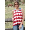 Cinch Ladies American Flag Woven Tank Top CTW7447001 2 Cinch Ladies American Flag Woven Tank Top CTW7447001 -RodeoGearShop CTW7447001