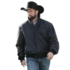 Cinch® Men's Wool Charcoal Long Sleeve Bomber Jacket DWJ2011001 -RodeoGearShop DWJ2011001