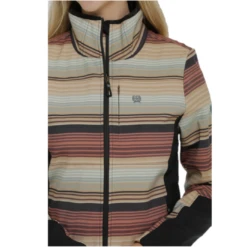 Cinch® Ladies Multicolored Striped Full Zip Jacket MAJ9841001 -RodeoGearShop MAJ9841001 2 1