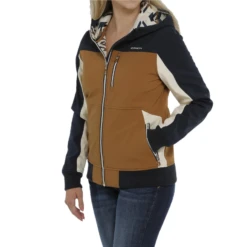 Cinch® Ladies Bonded Multicolored Hoodie Jacket MAJ9844001 -RodeoGearShop MAJ9844001C