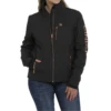 Cinch® Ladies Black Bonded Full Zip Jacket MAJ9856001 1 Cinch® Ladies Black Bonded Full Zip Jacket MAJ9856001 -RodeoGearShop MAJ9856001a
