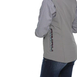Cinch® Ladies Light Grey Bonded Vest MAV9882007 -RodeoGearShop MAV9882007d