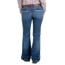 Cinch® Ladies Lynden Dark Stone Wash Trouser Jeans MJ81454082 -RodeoGearShop MJ81454082 2