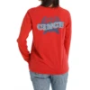 Cinch® Ladies Logo Graphic Red T-Shirt MSK7895005 -RodeoGearShop MSK7895005 2