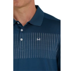 Cinch® Men's Navy Blue Athletic Polo Short Sleeve T-Shirt MTK1834001 -RodeoGearShop MTK1834001 2
