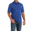 Cinch® Men's ArenaFLEX™ Striped Royal Blue Polo Shirt MTK1863023 -RodeoGearShop MTK1863023a