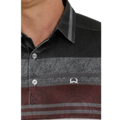 Cinch® Men's Multicolored Grey Short Sleeve Polo Shirt MTK1871001 7 Cinch® Men's Multicolored Grey Short Sleeve Polo Shirt MTK1871001 -RodeoGearShop MTK1871001 2