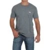 Cinch Men's Denim Logo Heather Grey T-Shirt MTT1690458 2 Cinch Men's Denim Logo Heather Grey T-Shirt MTT1690458 -RodeoGearShop MTT1690458 2