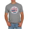 Cinch® Men's Heather Grey Logo Graphic Short Sleeve T-Shirt MTT1690486 -RodeoGearShop MTT1690486