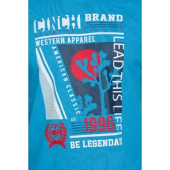 Cinch® Men's Desert Night Printed Turquoise T-Shirt MTT1690487 -RodeoGearShop MTT1690487 1