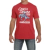 Cinch® Men's "Be Legendary" Red Graphic Logo T-Shirt MTT1690503 -RodeoGearShop MTT1690503 2