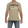 Cinch® Men's Logo Graphic Beige Short Sleeve T-Shirt MTT1690505 2 Cinch® Men's Logo Graphic Beige Short Sleeve T-Shirt MTT1690505 -RodeoGearShop MTT1690505