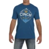 Cinch® Men's Teal Mountain Logo Graphic T-Shirt MTT1690510 -RodeoGearShop MTT1690510 1
