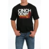 Cinch® Men's Black "Lead This Life" Graphic Logo T-Shirt MTT1690551 -RodeoGearShop MTT1690551 1