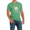 Cinch® Men's Logo Graphic Heather Green T-Shirt MTT1690558 -RodeoGearShop MTT1690558a