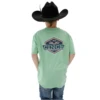 Cinch® Boys Short Sleeve Green T-Shirt MTT7670123 -RodeoGearShop MTT7670123B