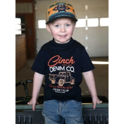 Cinch® Infant Boy's Logo Graphic Navy T-Shirt MTT7672046