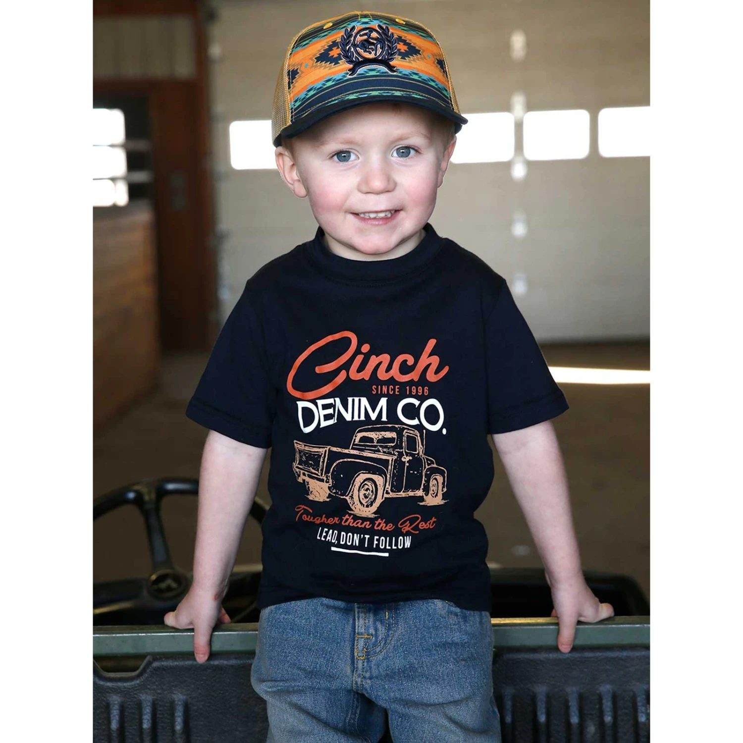 Cinch® Infant Boy's Logo Graphic Navy T-Shirt MTT7672046 3 Cinch® Infant Boy's Logo Graphic Navy T-Shirt MTT7672046