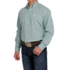 Cinch® Men's Geometric Printed Light Blue Button Down Shirt MTW1105469 -RodeoGearShop MTW1105469 1