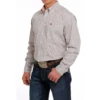 Cinch® Men's White Geometric Print Button Down Shirt MTW1105502 -RodeoGearShop MTW1105502