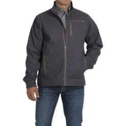 Cinch Men's Textured Bonded Navy Jacket MWJ1086008 8 Cinch Men's Textured Bonded Navy Jacket MWJ1086008 -RodeoGearShop MWJ1086008