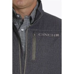 Cinch Men's Textured Bonded Navy Jacket MWJ1086008 9 Cinch Men's Textured Bonded Navy Jacket MWJ1086008 -RodeoGearShop MWJ1086008 4