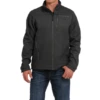 Cinch® Men's Black Textured Bonded Jacket MWJ1086010 -RodeoGearShop MWJ1086010