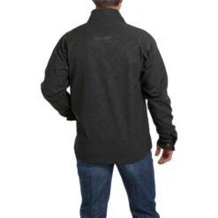 Cinch Men's Concealed Carry Black & Tan Bonded Logo Jacket MWJ1537002 7 Cinch Men's Concealed Carry Black & Tan Bonded Logo Jacket MWJ1537002 -RodeoGearShop MWJ15370021 1