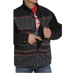 Cinch® Men's Striped Black Concealed Carry Jacket MWJ1538002 10 Cinch® Men's Striped Black Concealed Carry Jacket MWJ1538002 -RodeoGearShop MWJ1538002 4 b302751c d594 4748 b2d6 e79bbc832f6f