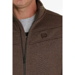Cinch Men's Brown Sweater Jacket MWJ1562002 -RodeoGearShop MWJ1562002 4