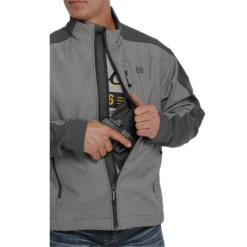 Cinch® Men's Grey Concealed To Carry Bonded Jacket MWJ1565001 -RodeoGearShop MWJ1565001 5