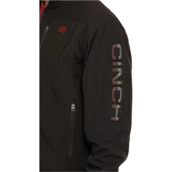 Cinch® Men's Solid Brown Logo Softshell Bonded Jacket MWJ1567003 -RodeoGearShop MWJ1567003 4 1
