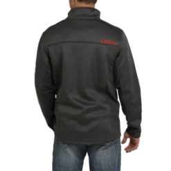 Cinch® Men's Charcoal Solid Sweater Jacket MWJ1570001 -RodeoGearShop MWJ1570001d