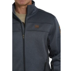 Cinch® Men's Solid Navy Sweater Jacket MWJ1570002 -RodeoGearShop MWJ1570002 3