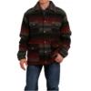 Cinch® Men's Black Striped Frontier Coat MWJ1572001 -RodeoGearShop MWJ1572001