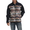 Cinch® Men's Aztec Printed Navy Bonded Jacket MWJ1583001 -RodeoGearShop MWJ1583001 1