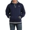 Cinch Men's Navy Logo Sleeve Pullover Hoodie MWK1206020 -RodeoGearShop MWK1206020 1 edited