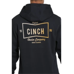 Cinch® Men's Graphic Logo Navy Blue Pullover Sweatshirt MWK1206022 -RodeoGearShop MWK1206022 4