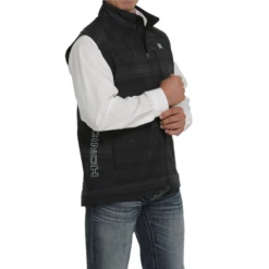 Cinch® Men's Black Aztec Printed Bonded Vest MWV1515014 -RodeoGearShop MWV1515014 2