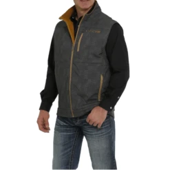 Cinch® Men's Concealed To Carry Charcoal Vest MWV1541006 -RodeoGearShop MWV1541006 1