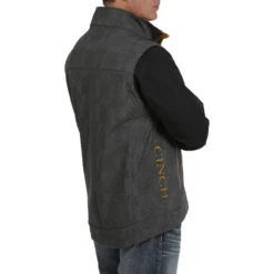 Cinch® Men's Concealed To Carry Charcoal Vest MWV1541006 -RodeoGearShop MWV1541006 3