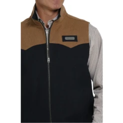 Cinch® Men's Concealed Carry Wooly Bonded Navy Vest MWV1543005 -RodeoGearShop MWV1543005