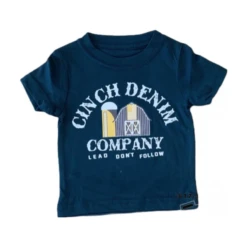 Cinch Youth Boy's Green Grain Bin Graphic T-Shirt MTT7671083