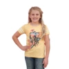 Cinch Youth Girl's Yellow Bucking Horse T-Shirt CTK8370003 -RodeoGearShop My project 1 44